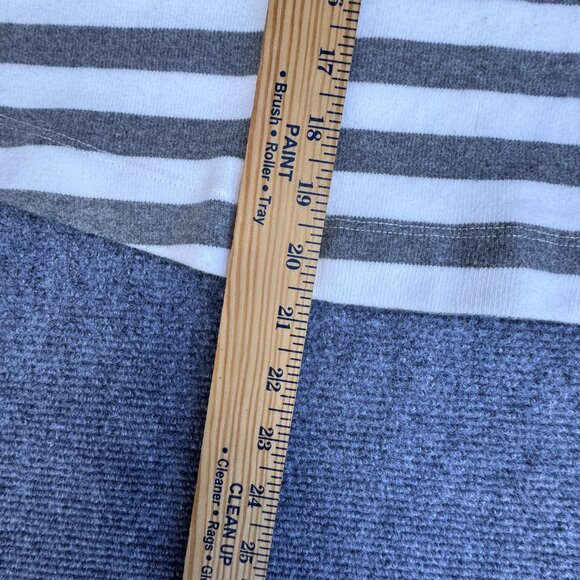 Mayoral Gray Stripe 3D Bow Dress Girls Size 4 Long Sleeve - Picture 7 of 9